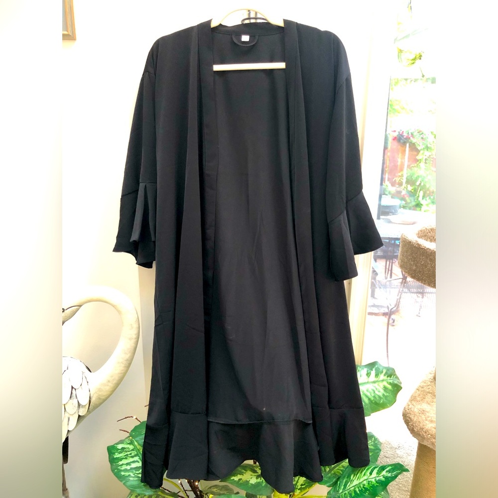 Elegant Black Women's Kimono